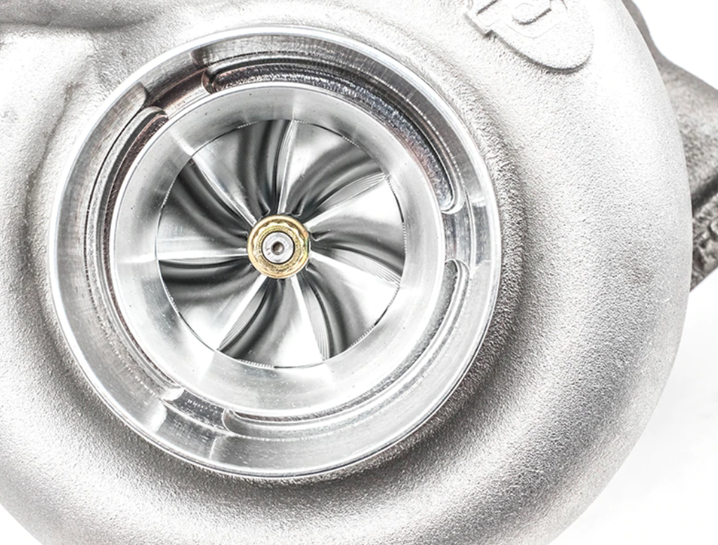Forced Performance Mitsubishi Evo 9 Green FP54 Turbocharger Journal Bearing MHI Turbine Hsg w/o WG main image 1
